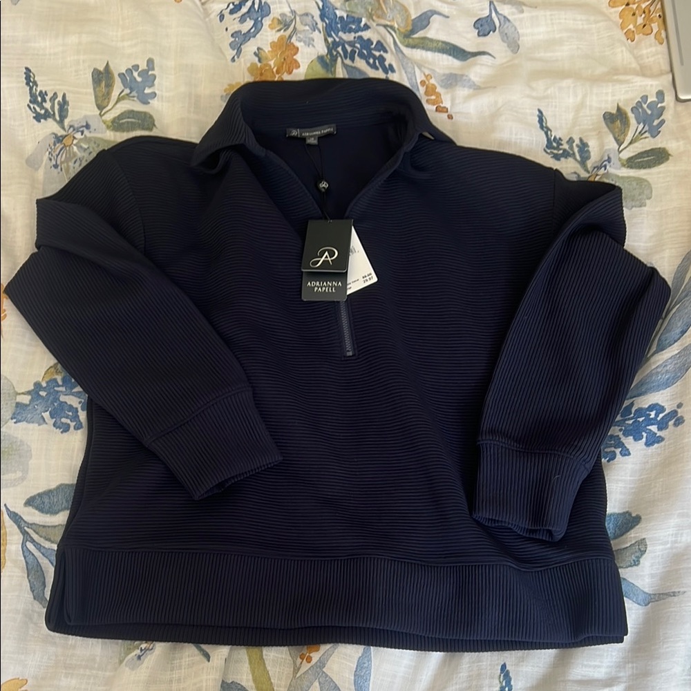 Adrianna Papell Navy Women's Top